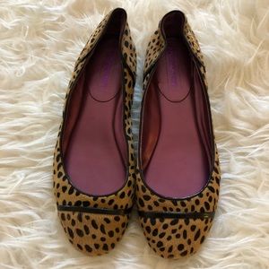 Coach Poppy Leopard Flats